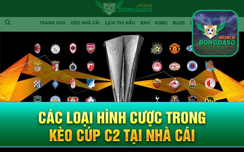 Các loại hình cược trong Kèo cúp C2 tại nhà cái
