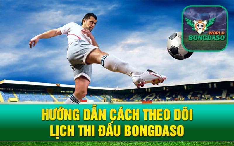 Hướng dẫn cách theo dõi lịch thi đấu Bongdaso