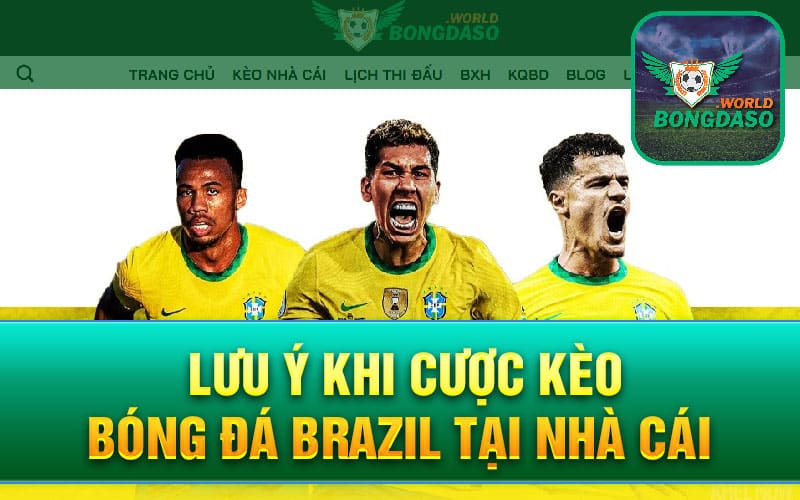 Lưu ý khi cược kèo bóng đá Brazil tại nhà cái